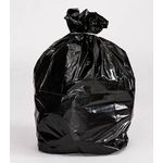 Saco de Lixo Plástico Preto 60 Litros com 100 Unidades 1kg