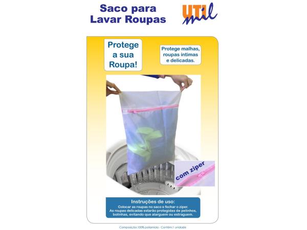Saco para Lavar Roupa Utimil - TM 025