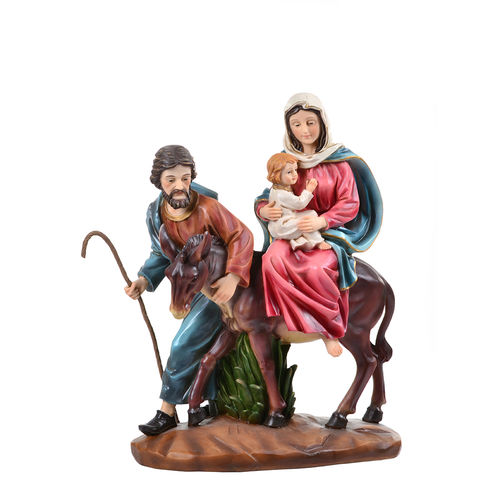 Sagrada Família 36.5cm Nossa Senhora do Desterro Santini Christmas