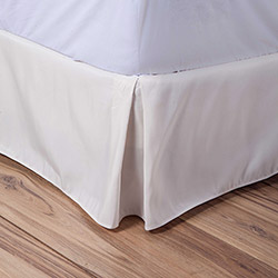 Saia para Cama Box Queen Basics Pérola Casa & Conforto