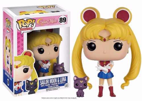 Sailor Moon Boneco Pop Funko Sailor Moon e Luna 89