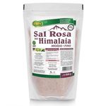 Sal Rosa do Himalaia Moído Fino 500g - Unilife