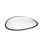 Saladeira Em Acrílico Luxo Transparente Elegance 35 Cm