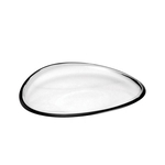 Saladeira em Acrílico Luxo Transparente Elegance 35 cm