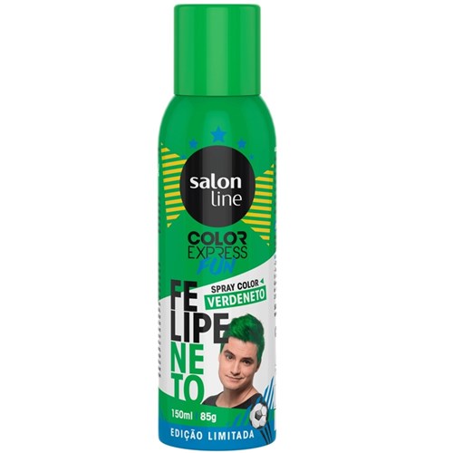 Salon Line Color Express Fun Felipe Neto Spray Color 150Ml - Verde