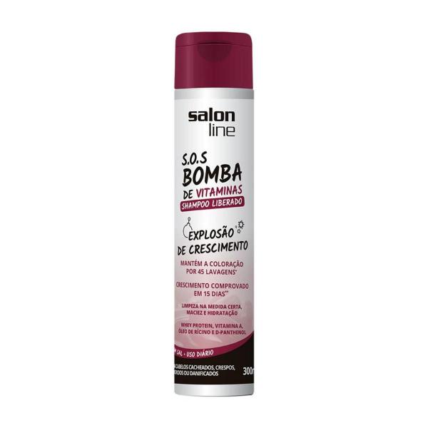 Salon Line Shampoo 300ml Sos Bomba Vitaminas Liberado