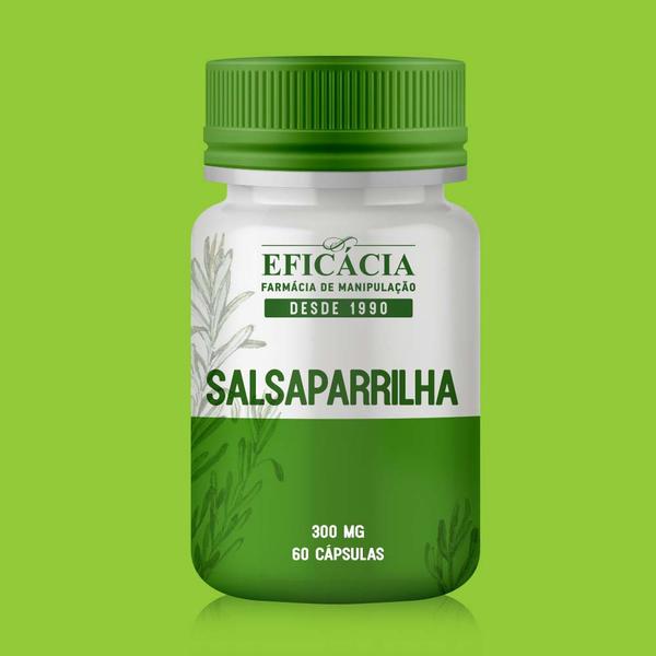 Salsaparrilha 300 Mg - 60 Cápsulas - Farmácia Eficácia