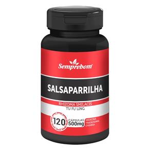 Salsaparrilha - Semprebom - 120 Caps - 500 Mg - Sem Sabor - 120 Cápsulas