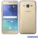 Samsung Galaxy J2 Duos Dourado com 4,7, 4G, Android 5.1, Quad-Core 1.1 GHz, 8 GB, Câmera de 5 MP