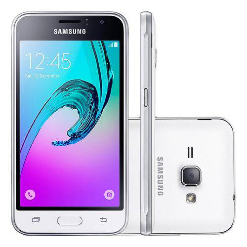 Tudo sobre 'Samsung Galaxy J1 3g J120h Duos, Android 5.1 Tela 4.5" Memória 8gb, Câmera 5mp'