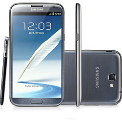 Samsung Galaxy Note II Cinza 16GB Android 4.1 Câmera de 8MP 3G Wi-Fi + Caneta S Pen