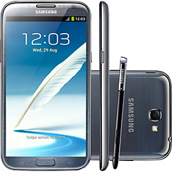 Samsung Galaxy Note II Desbloqueado Tim Cinza Android 4.1 Câmera de 8.0MP 3G Wi-Fi 16GB + Caneta S Pen