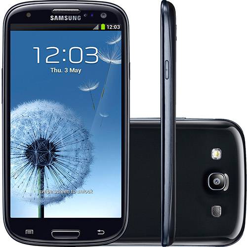 Tudo sobre 'Samsung Galaxy S III I9300 Onyx Black 16GB Android 4.0 - Câmera 8MP 3G Wi Fi GPS'