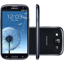Samsung Galaxy S III I9300 Onyx Black Desbloqueado Claro 16GB Android 4.0 - Câmera 8MP 3G Wi-Fi GPS