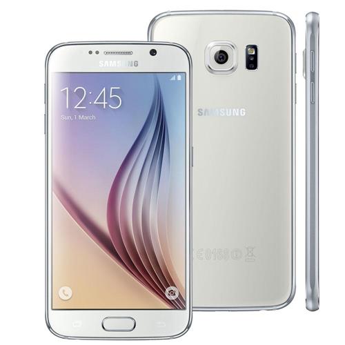 Tamanhos, Medidas e Dimensões do produto Samsung Galaxy S6 32GB 4G Android 5.0 Tela 5.1" Câmera 16MP - Branco