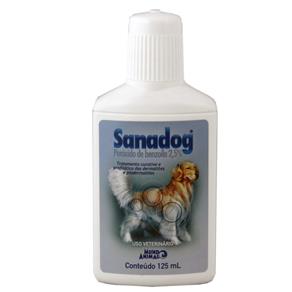 Sanadog Shampoo Dermatológico Cães 125ml - Mundo Animal