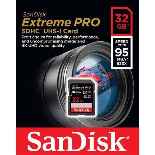 SanDisk Extreme Pro 32Gb de 95mbs - SD