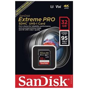 Sandisk Sd Sdhc Extreme Pro 95mb/s 32gb