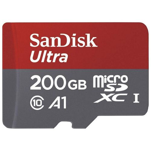SanDisk Ultra 200GB MicroSD Card C/ Adaptador - Switch Compatível