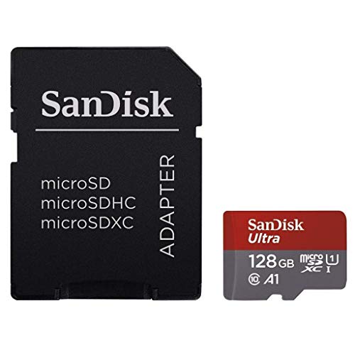 Sandisk Ultra 128gb Microsd Card C/Adaptador - Switch Compatível