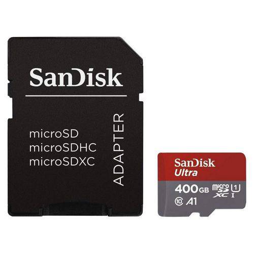 SanDisk Ultra 400GB MicroSD Card C/ Adaptador - Switch Compatível