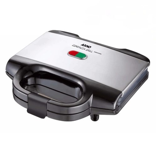 Sanduicheira/grill Arno Compacta Grill Sacg - Inox (110V)