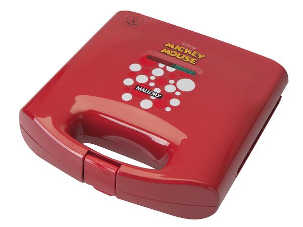 Tudo sobre 'Sanduicheira/Grill Mallory Mickey Mouse - 750W Antiaderente Vermelho'