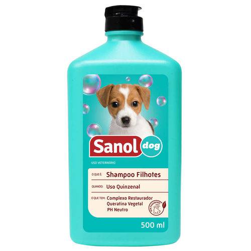 Tudo sobre 'Sanol Shampoo Filhote - 500ml'