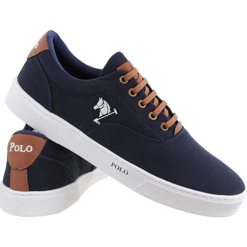 Tudo sobre 'Sapatênis Casual Masculino Polo Joy Cano Baixo Azul'