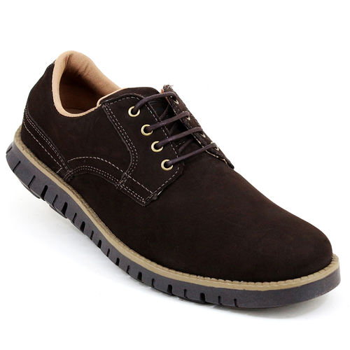 Sapato Casual Esporte Masculino Amarrar Tch 78121 Café