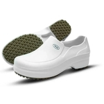Sapato Fechado Branco Ref. BB65 [ Hospitalar | Enfermagem | Gastronomia ] Softworks