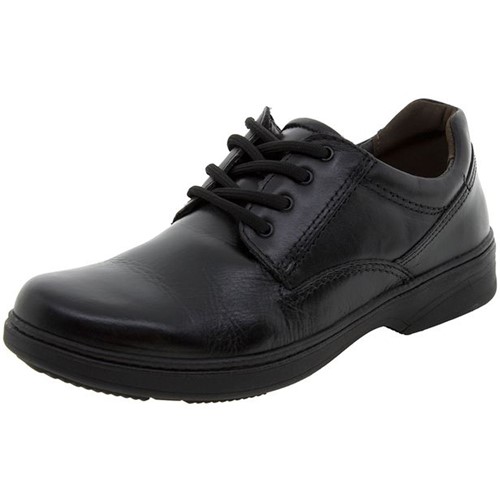 Sapato Masculino Social com Cadarço Preto Pegada - 21202