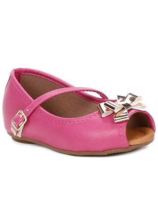 Sapato para Bebe Menina - Rosa Pink