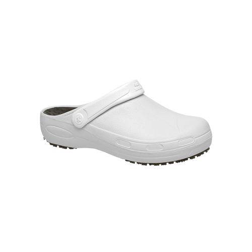 Sapato Profissional em EVA Crocs Plus Soft Works Antiderrapante BB90 Branco