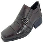 Sapato Social Bertoni Masculino 7800 Com Fivela Marrom