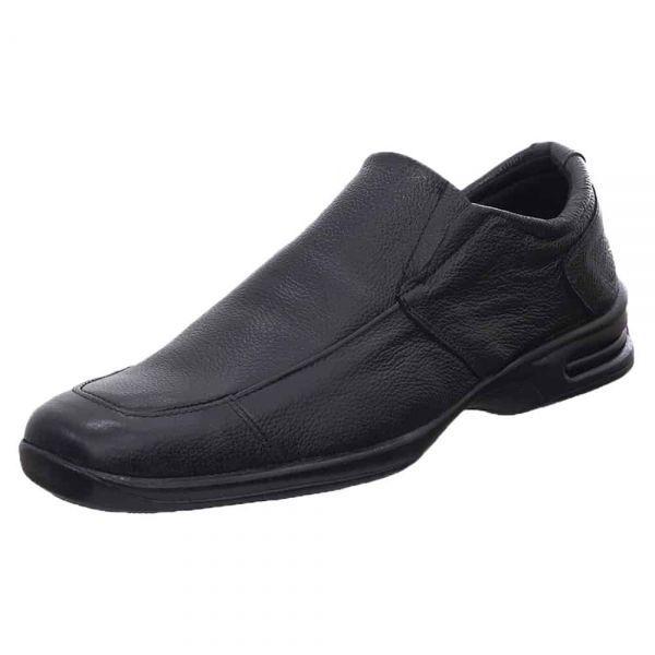 Sapato Social Bico Quadrado em Couro - Free Shoes