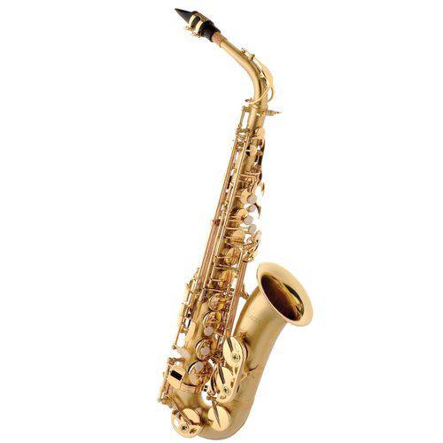 Saxofone Alto com Case Sa500 Bgd Eagle Brushed Gold