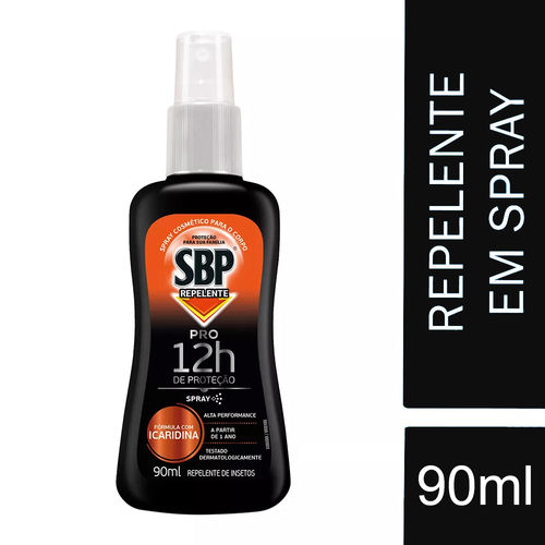 Sbp Pro 12h Repelente C/ Icaridina Spray 90ml