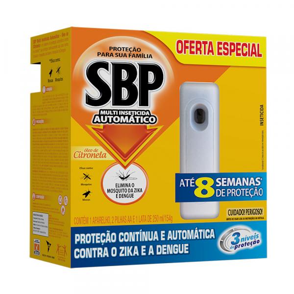 Sbp Refil Inseticida Auto Citronela Aparelho + Refil 250ml