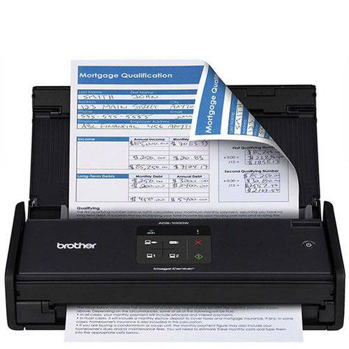 Scanner Brother Compacto 16ppm - Ads1000w