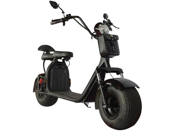 Scooter Elétrica 1000W Preta Bull Motors - Ciclo City Veloce