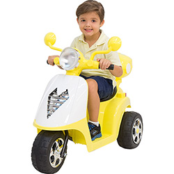 Scooter Elétrica Infantil TR0903C Sunny Amarelo 6V - Brink+