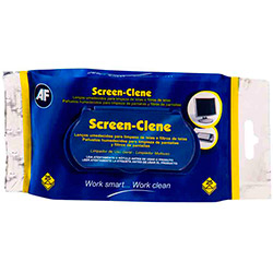 Screen-Clene Sachê - Lenços Umedecidos para Limpeza de Telas e Filtros de Telas - Pacote 25 Lenços - AF