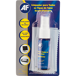 Screen-Protector - Limpador e Protetor de Telas - Spray 25 Ml com Microfibra - AF