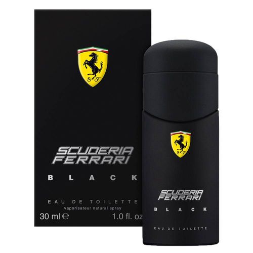 Tamanhos, Medidas e Dimensões do produto Scuderia Ferrari Black Eau De Toilette Ferrari - Perfume Masculino
