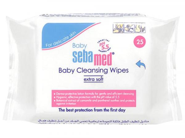 Sebamed Baby Cleansing Wipes - Lenços Umedecidos - 25 Unidades