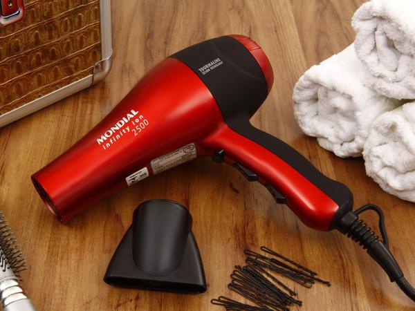 Secador de Cabelo Mondial Infinity 2500 SC 12 - com Íons 1900W 2 Velocidades 220v