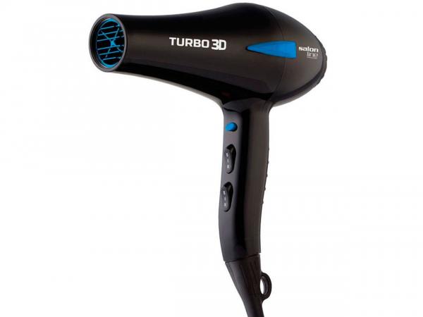 Tudo sobre 'Secador de Cabelo Salon Line Professional Turbo 3D - 1900W 6 Velocidades'