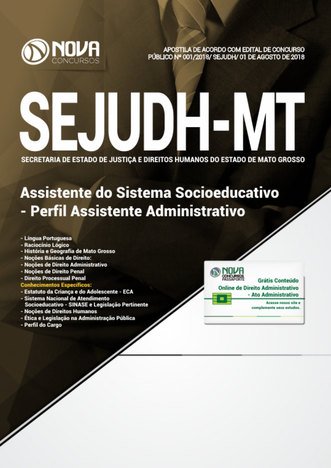 Sejudh-Mt - Assistente do Sistema Socioeducativo