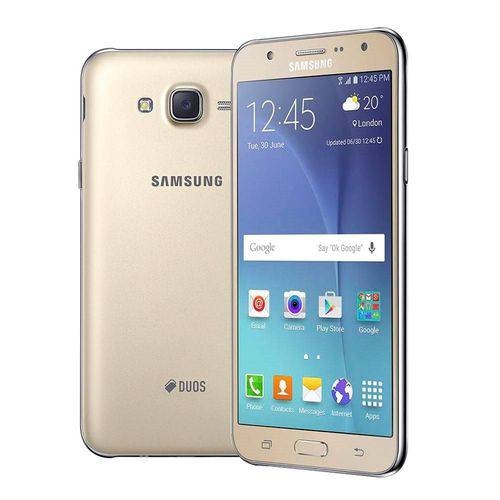 Seminovo: Galaxy J7 Dual Samsung 16gb Dourado Usado